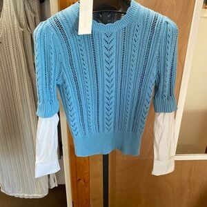 NWT Veronica Beard one piece sweater/shirt